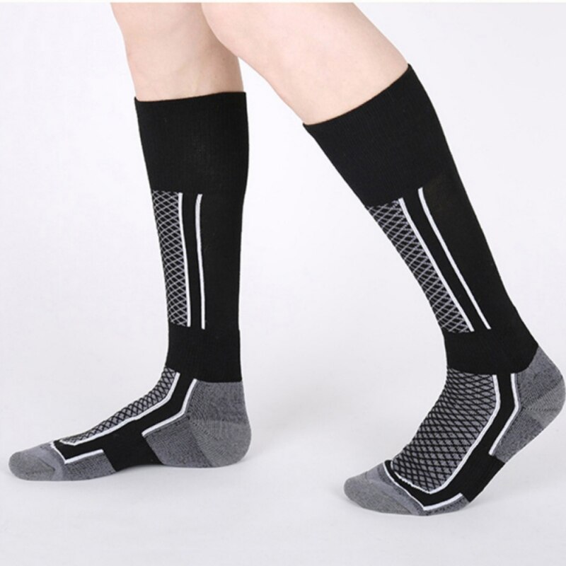 freundlicher \\\ der Baumwolle Warme Winter Dicke Warme Skifahren Socken Zu Halten Baumwolle Socken Fahrrad Wandern: Grau