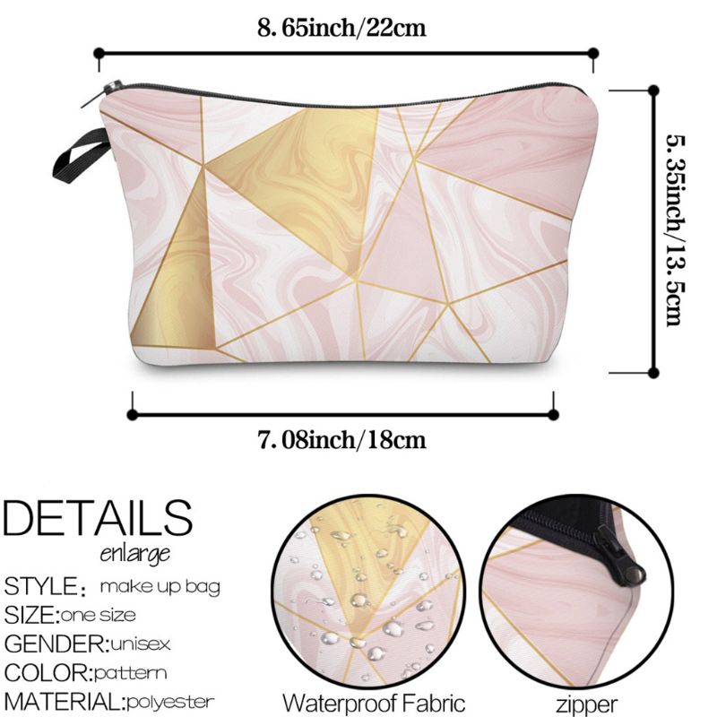 Multifunctional Cosmetic Bag Makeup Case Pouch Toiletry Travel Zip Wash Organize Makeup bag