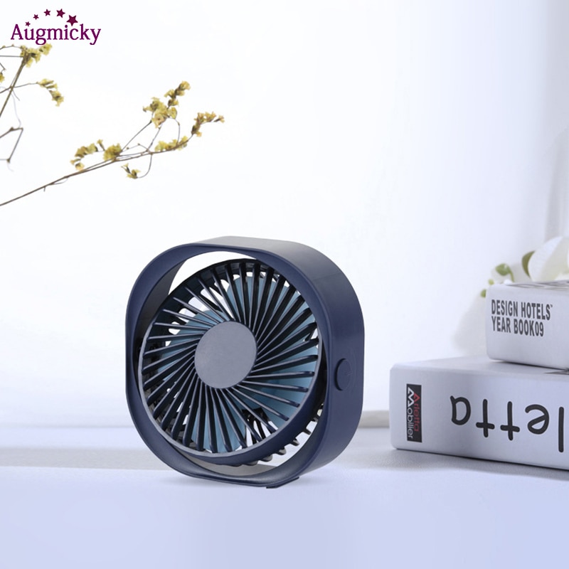 Ventilador usb 2019 ° com refrigeração, cooler portátil com 3 velocidades super silencioso para escritório ventiladores de carro casa notebook 360 novo