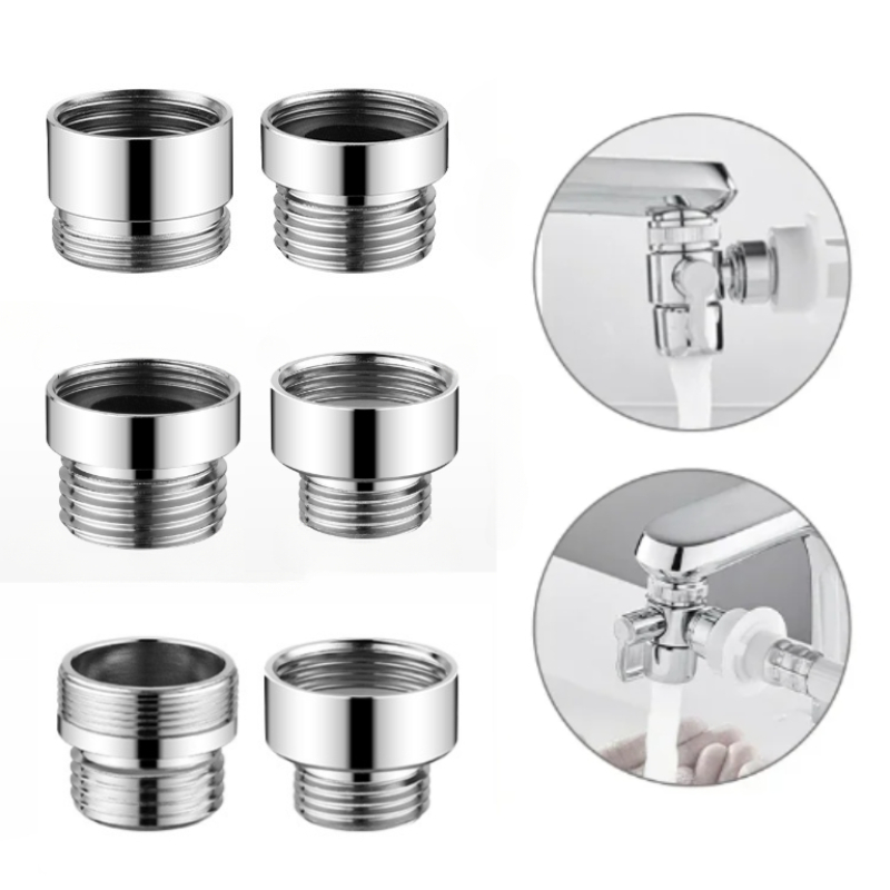 Stainless Steel Faucet Connector M22 To M20 M18 M1/2" Thread Joints Water Purifier Accessory Kitchen Water Tap Adapter Fittings