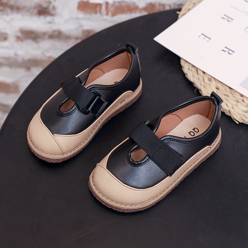 Meisje Prinses Schoenen Zacht Lederen Schoenen Cut-Out Ademend Kinderen Meisje Casual Schoen Zwart Bruin Non-Slip SC217