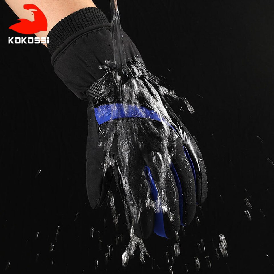 Kokossi Ski Handschoenen Mannen En Vrouwen Winter Warme Handschoenen Waterdichte Snowboard Handschoenen Motorrijden Ski Sneeuw Windstopper Handschoen