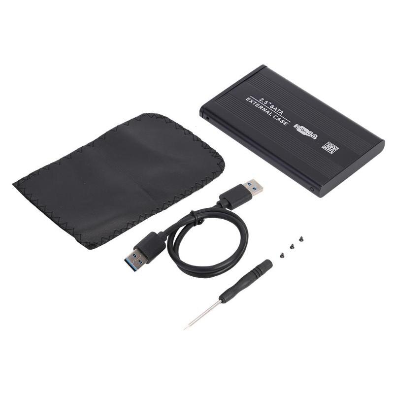 USB3.0 to SATA Hard Disk Case 2.5 inch SATA SSD Mechanical Disk Box Support 8TB External HDD Enclosure for Laptop PC