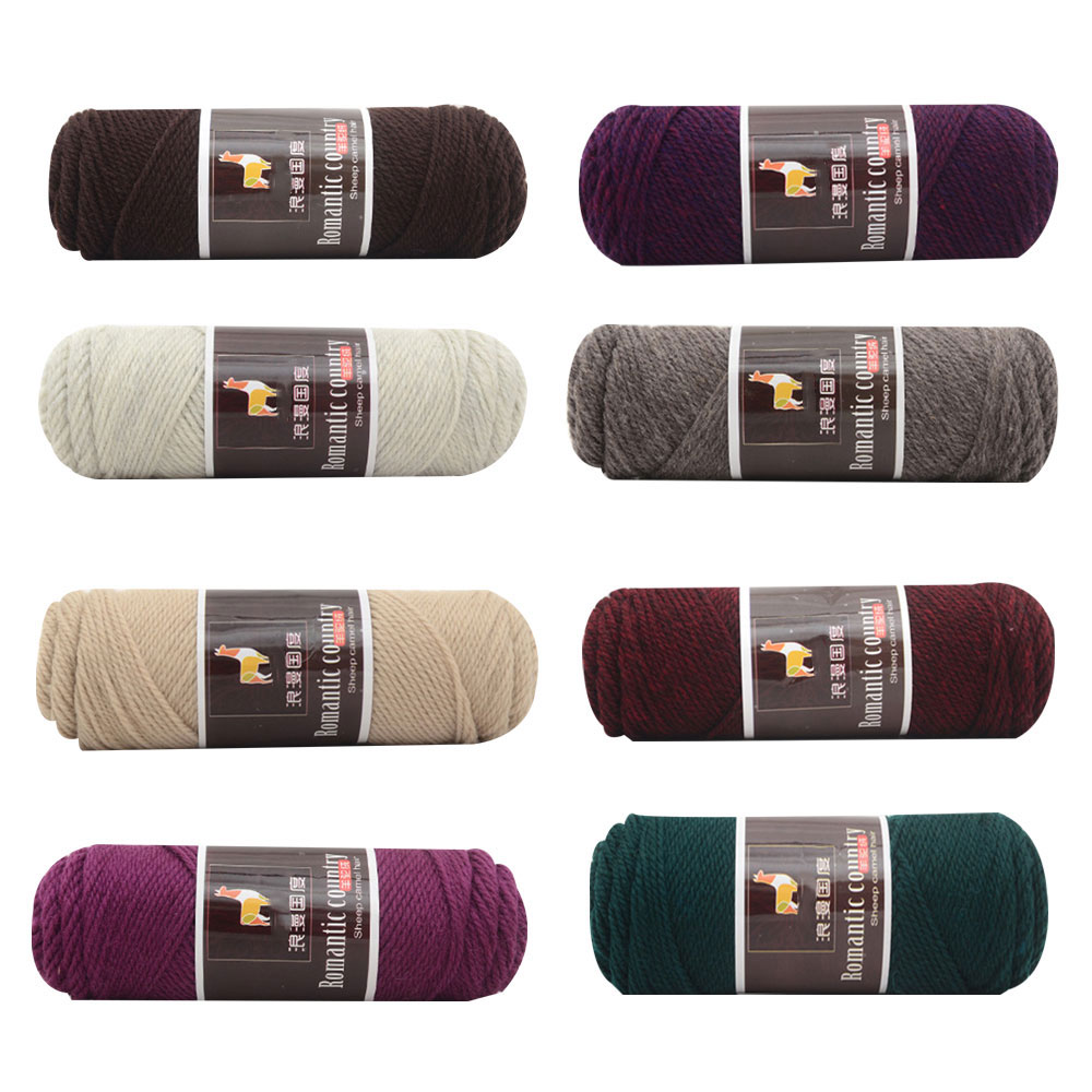 15 Colors Alpaca Wool Soft Crochet Worsted Yarn Thread For Knitting Scarves Gloves Hand Knitting Alpaca Wool