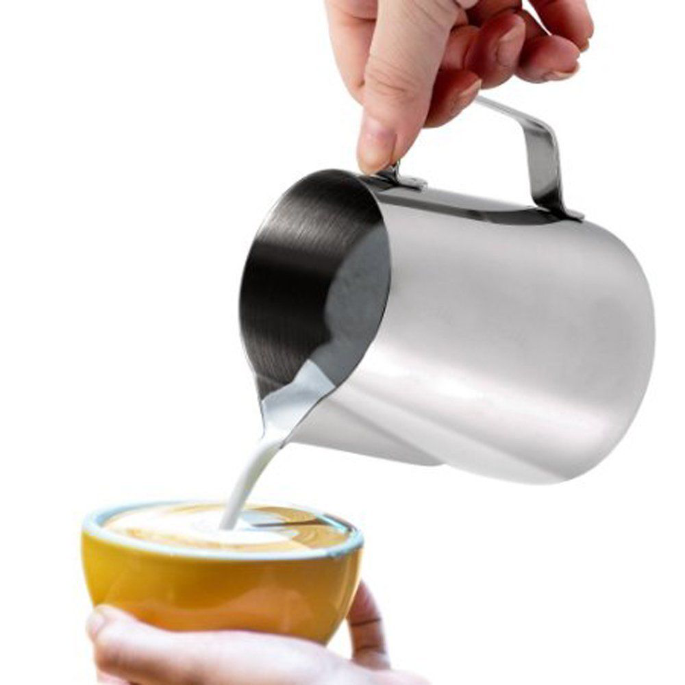 350Ml Rvs Giet Pot Cup Mok (Zilver)