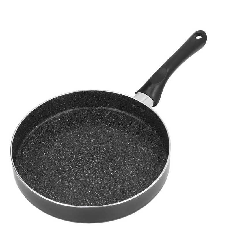 Egg Pan Flat Bottomed Frying Pan Nonstick Easy Clean Wear Resistant for Gas Stove