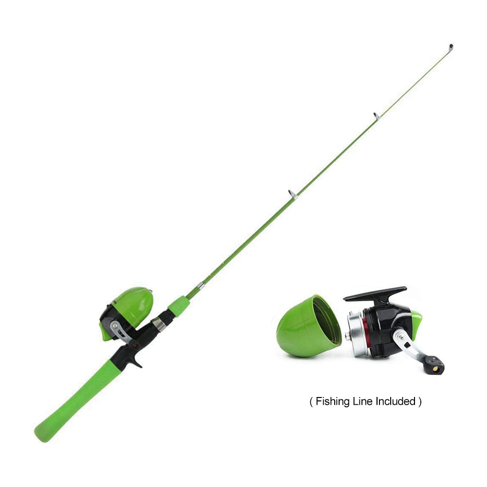 Kids Fishing Pole Tackle Box Child Fishing Rod and Reel Kit Lures Box Fishing for Kids Fishing Gear