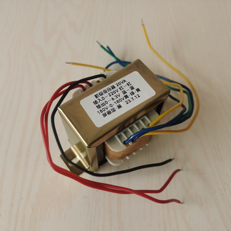 BAHOD 20w Doppio trasformatore di potenza 180v 6,3v per preamplificatore valvolare 6n1 6n2 6n3: TRANSPARENT
