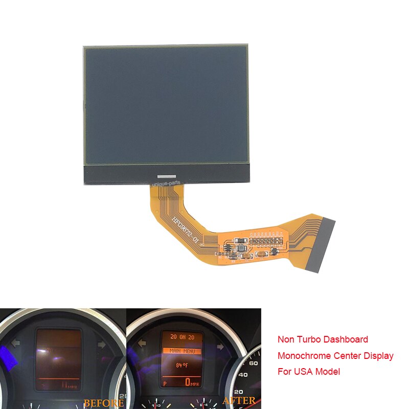 Instrumentenpaneel Lcd-scherm Monochroom Scherm Voor Vw Touareg Porsche Cayenne Pixel Reparatie