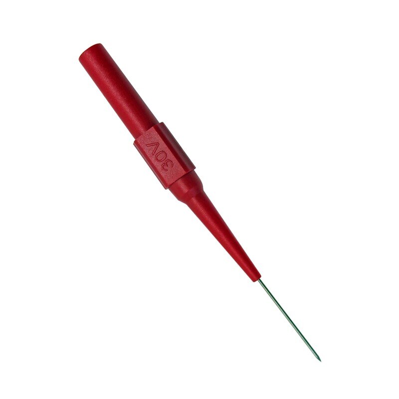 1PC 4mm sonda testowa ze stali nierdzewnej igła stalowa próbnik ołów sonda wskazówka dla multimetr zestaw narzędzi sonda testowa s igła robić wtyczka bananowa: czerwony