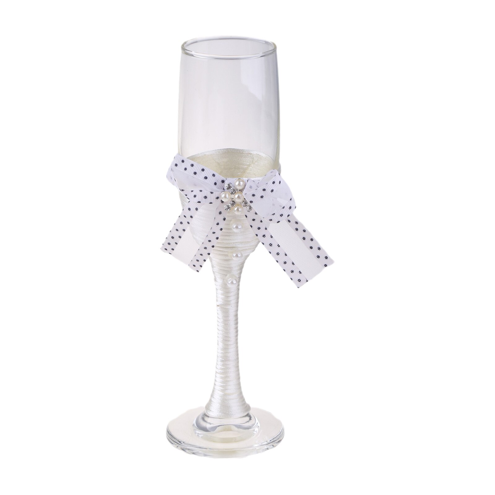 Brudekjole vinglas-håndlavet brudepar champagne fløjter brudepar champagneglas(sæt  of 2)