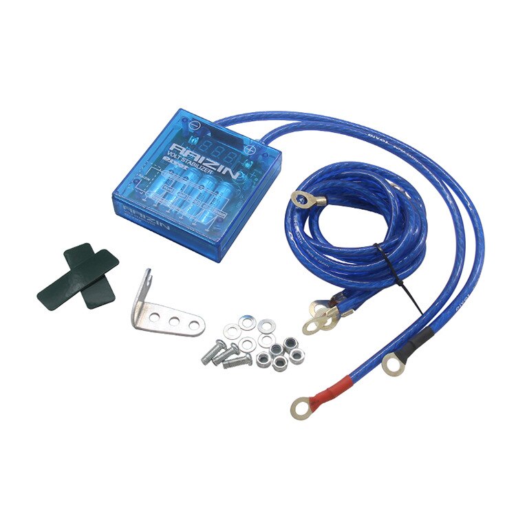 Universal Car Voltage Stabilizer Purple PIVOT MEGA RAIZIN Universal Car Fuel Saver Voltage Stabilizer Regulator: Blue