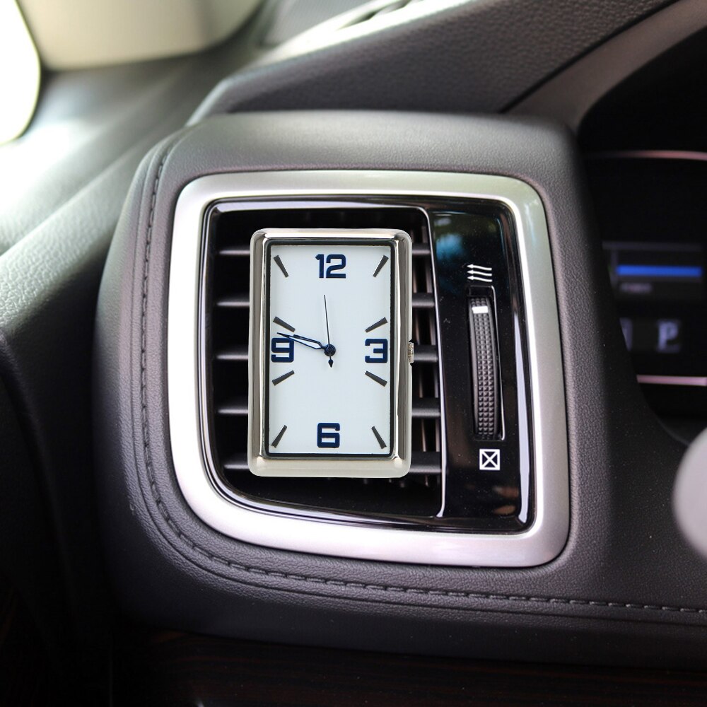 Auto de reloj de de doble cara de reloj del coche de Stick-en Auto reloj decoración del coche automóviles reloj de cuarzo