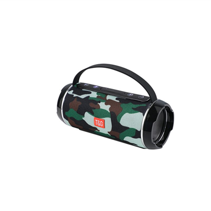 Ad alta potenza 40W altoparlante senza fili di bluetooth, impermeabile USB stereo subwoofer USB/TF/AUX MP3 di musica all'aperto center player: TG116C Camouflage