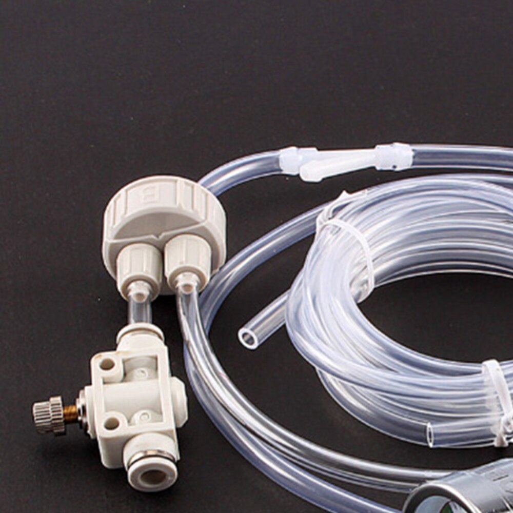 CO2 Generator Aquarium CO2 System Tube Valve Guage Bottle Cap Kit Fish Tank Live Plant DIY Air Diffuser Generator Tool Part Kit