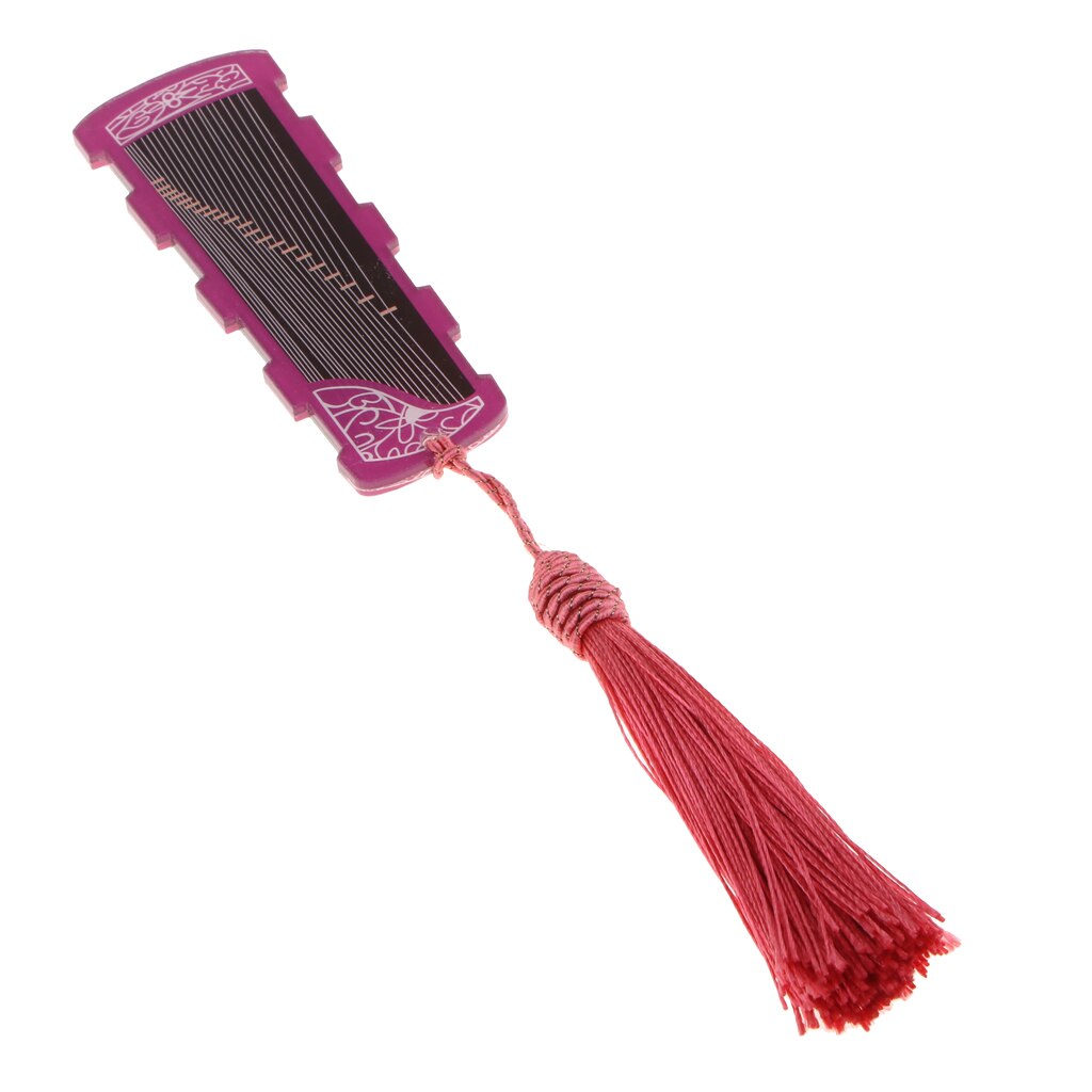 Chinese Citer Guzheng Nail Pick Plakband Card Storage Tool 110X40X5 Mm: Purple 