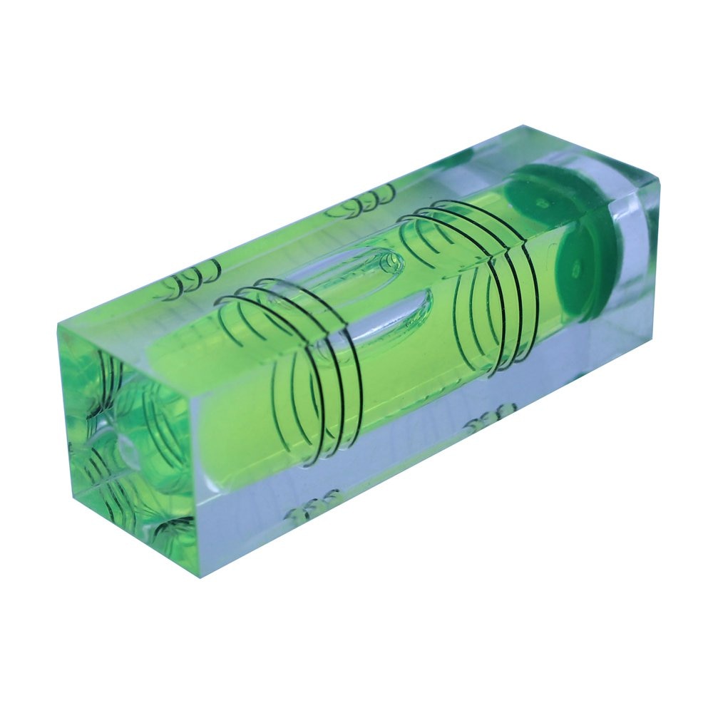 Haccury korkean tarkkuuden cnc akryylitaso kupla vihreä väri koko 16*16*52mm