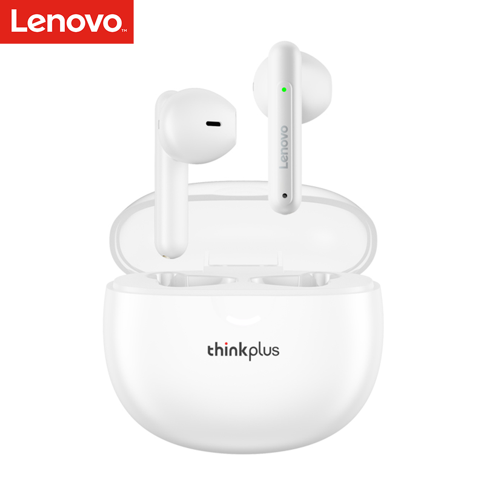 Lenovo-auriculares inalámbricos Thinkplus LP1 Pro, cascos con Bluetooth 5,1, HIFI, para videojuegos, de , con micrófono, novedad, 100%: white