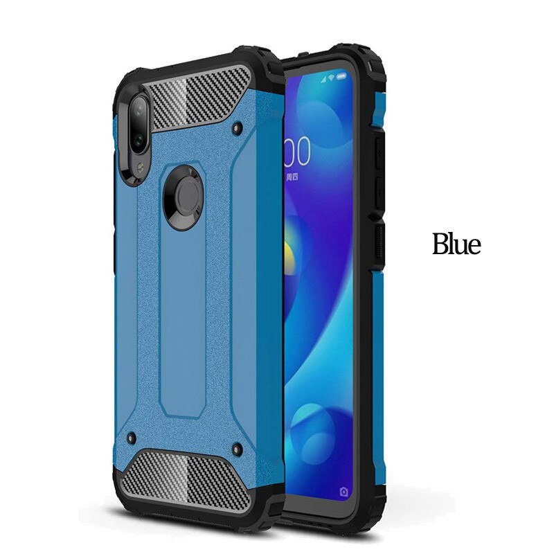 Originele Armor telefoonhoesjes Xiaomi mi play miA3 case zachte siliconen BUMPER Anti-Shock Case cover Xiaomi mi A3 hoesjes Xiaomi mi play telefoon hoesjes Xiaomi Mi A3 Case