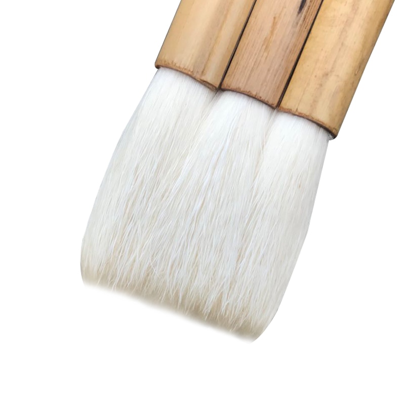 Wool Paint Brush Wooden Handle Goat Hair Joint Brush Watercolor Acrylic Oil Paint Brushes for Painting Art Supplies