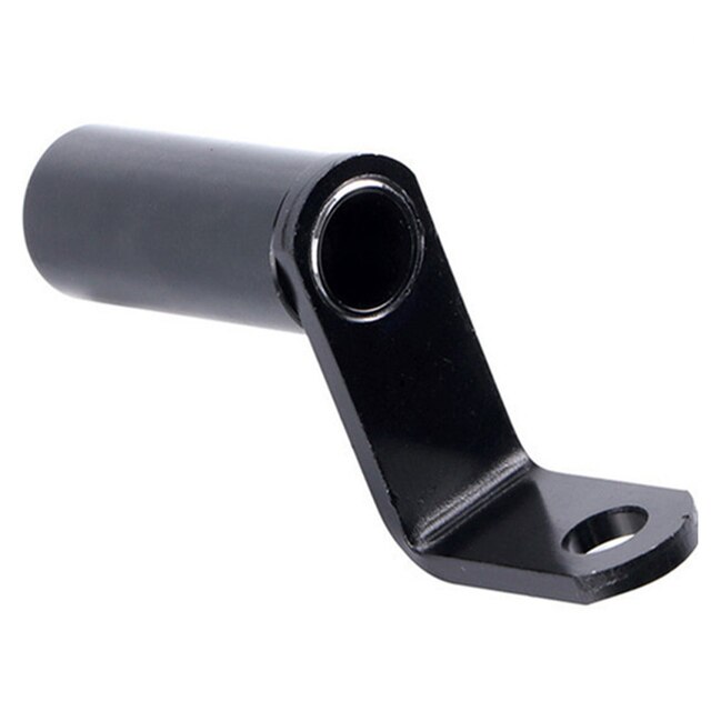 Extensor de montaje para espejo retrovisor de motocicleta, soporte de extensión de aleación de aluminio, abrazadera para barra de manillar, accesorios: black
