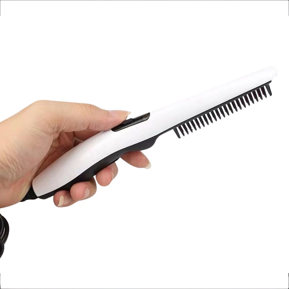 Men Hairdressing Hair Styling Comb Home Straight Hair Comb Beard Hairbrush Hair Comb Multifunction Beard Hair Straightener
