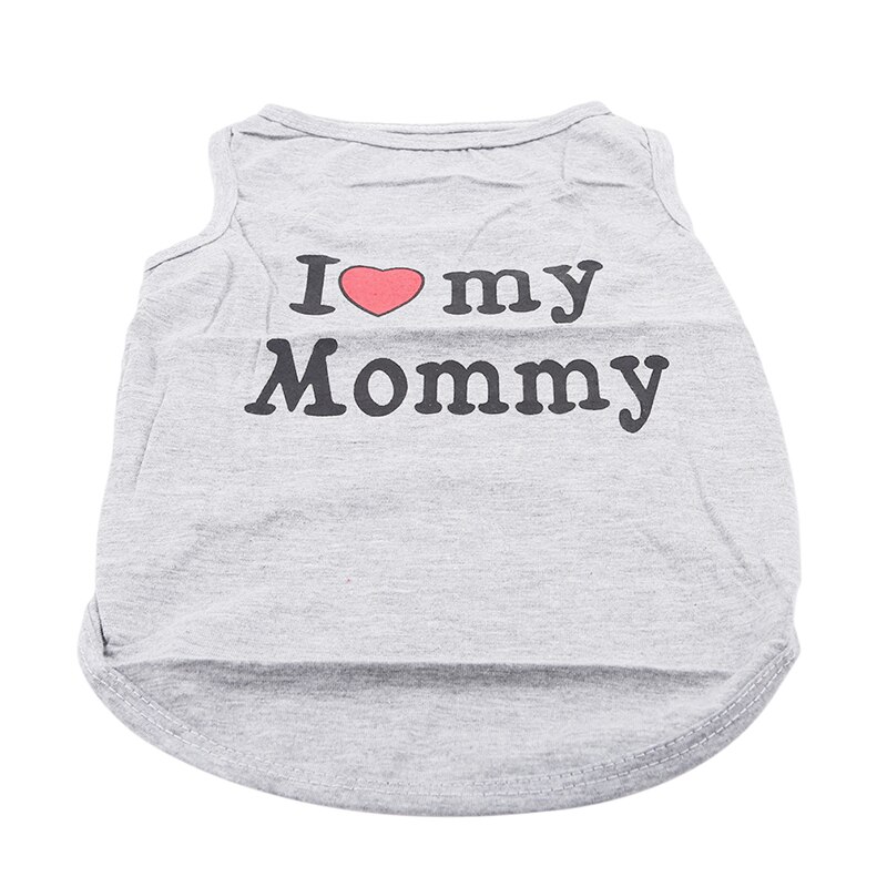 Mignon chien chat chemise vêtements pour animaux de compagnie printemps été gilet respirant pour chats petits chiens carlin chaton tenue