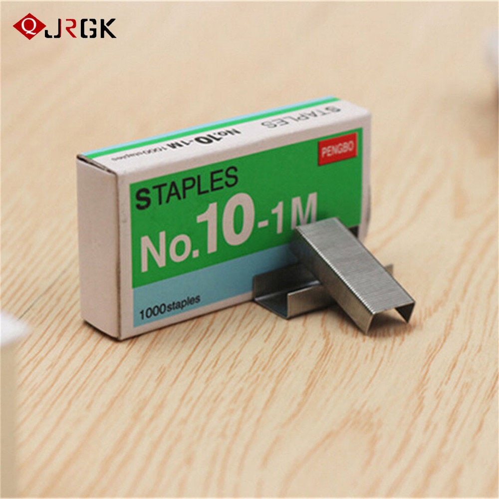 Mini Staples No. 10 Staples 1Box/lot Small Kawaii Office Binding Universal For School Study Supplies Cute Stationery