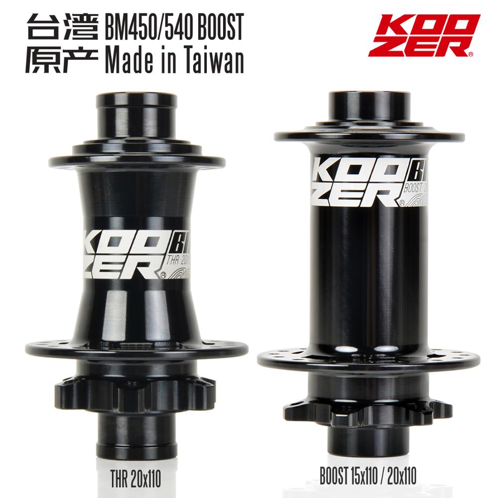KOOZER - BM450 Bicycle Front Hubs, with 2 Sealed Bearings, 32H, FR / AM / DH, Mountain Bike Hubs, 110x20MM, New2020