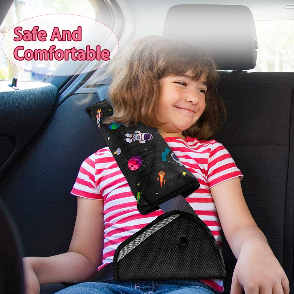 Protector De Cinturón Seguridad Y Almohada Para Niños Auto