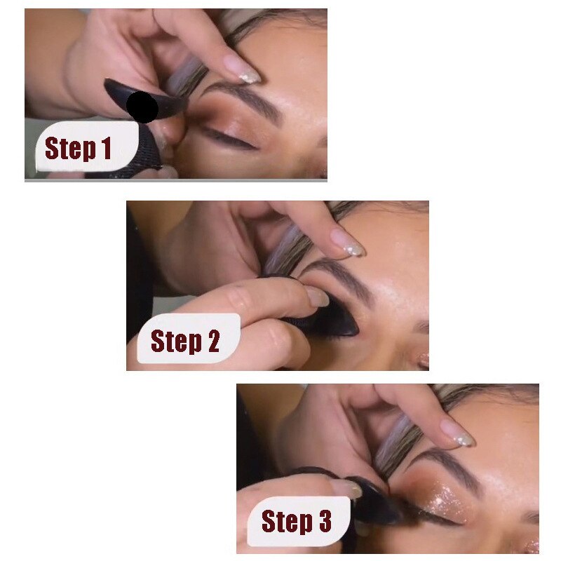 Women Lazy Eyeshadow Silicon Stamp Magic Cut Crease Cat Eye Contour Supplies