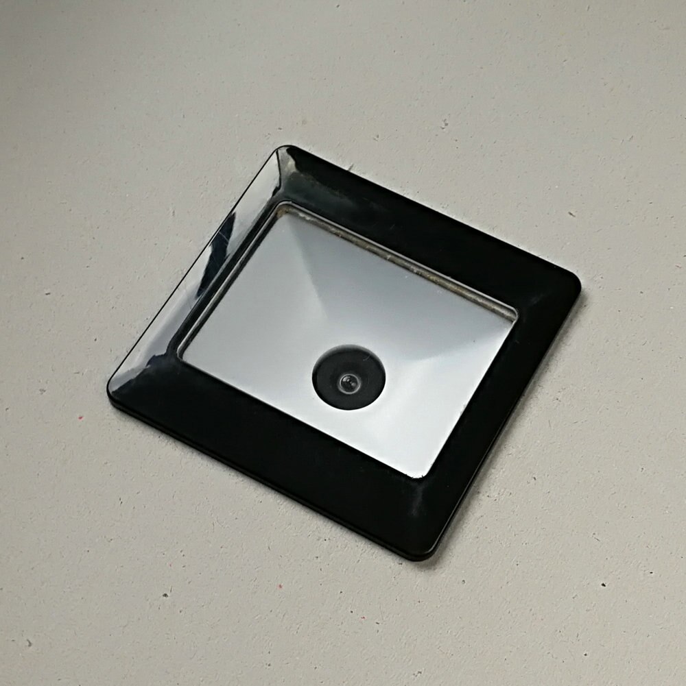 GM72-P Panel de protección de plástico negro carcasa Panel frontal fijo