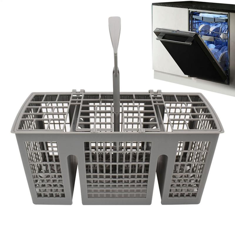 Universal Dishwasher Cutlery Basket Replacement With Removable Handle Dishwasher Utensil Holder