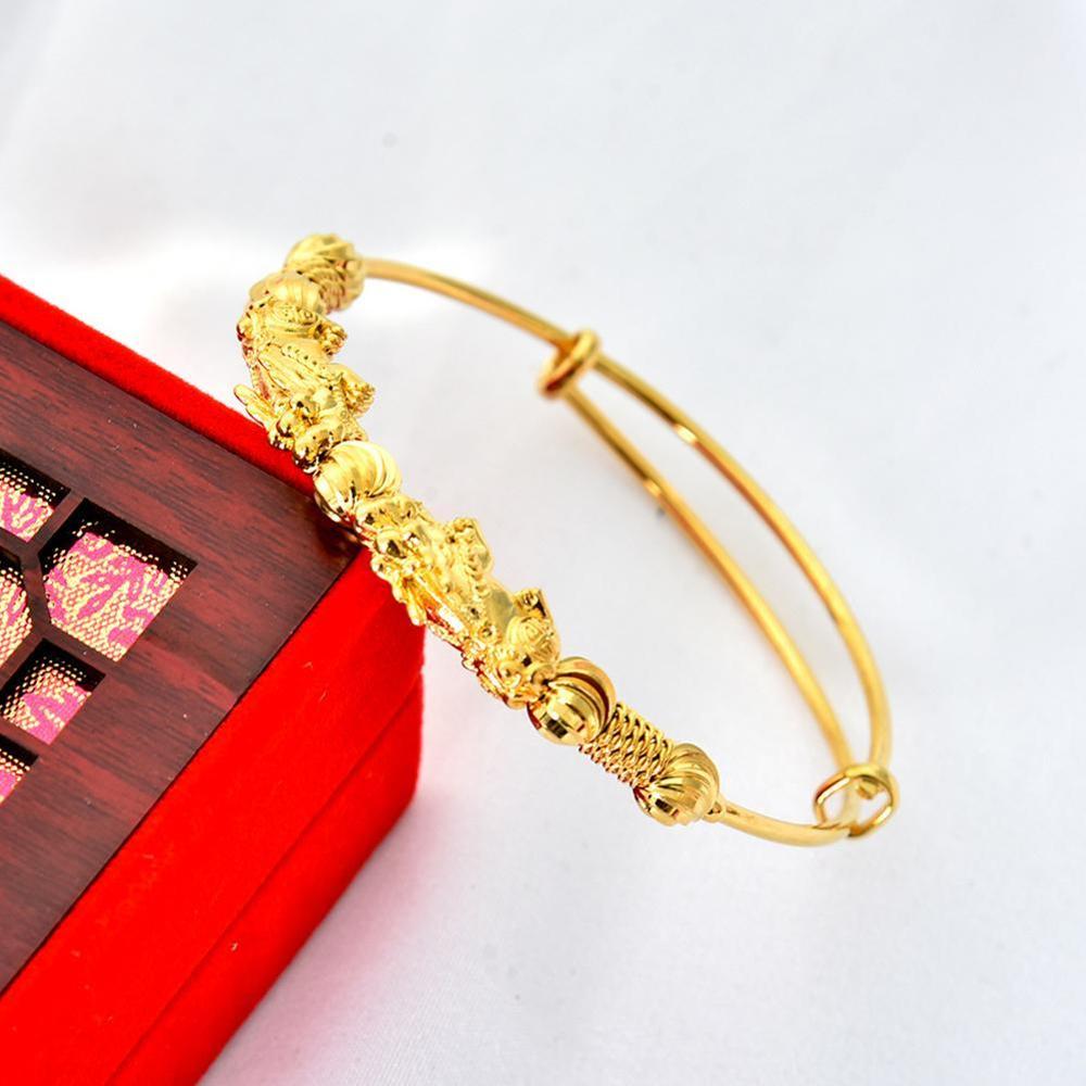 Pulseira de ouro de alta qualidade e boa sorte pulseira de boa sorte