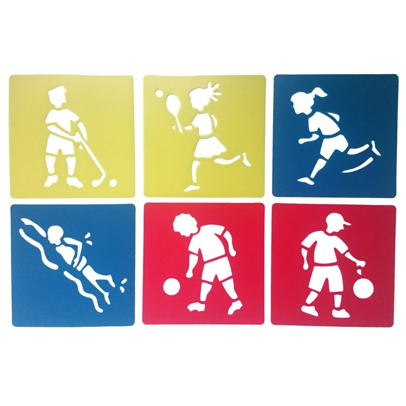 PP Plastic Painting Stencils DIY Washable Drawing Templates For Children Kids Painting Learning Child Painting Stencil