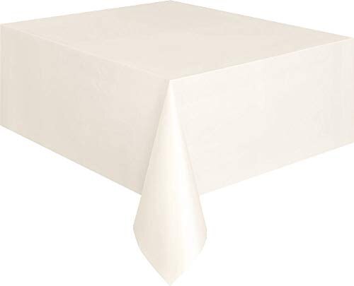 Party Table Cover Disposable Table Cover Disposable Table Cover: White