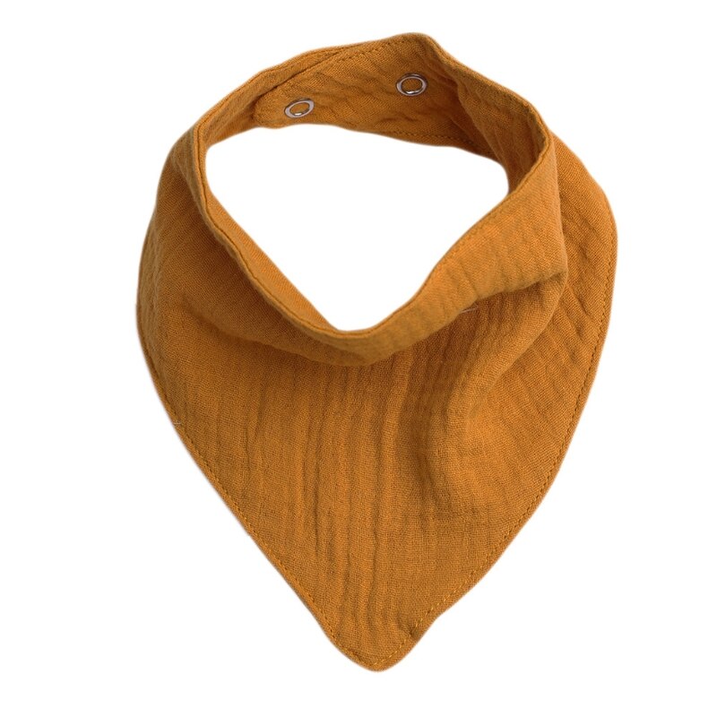 Babero de algodón para bebé, bufanda triangular para recién nacido, pañuelo de toalla para Saliva, paño para eructar, GXMB: 21