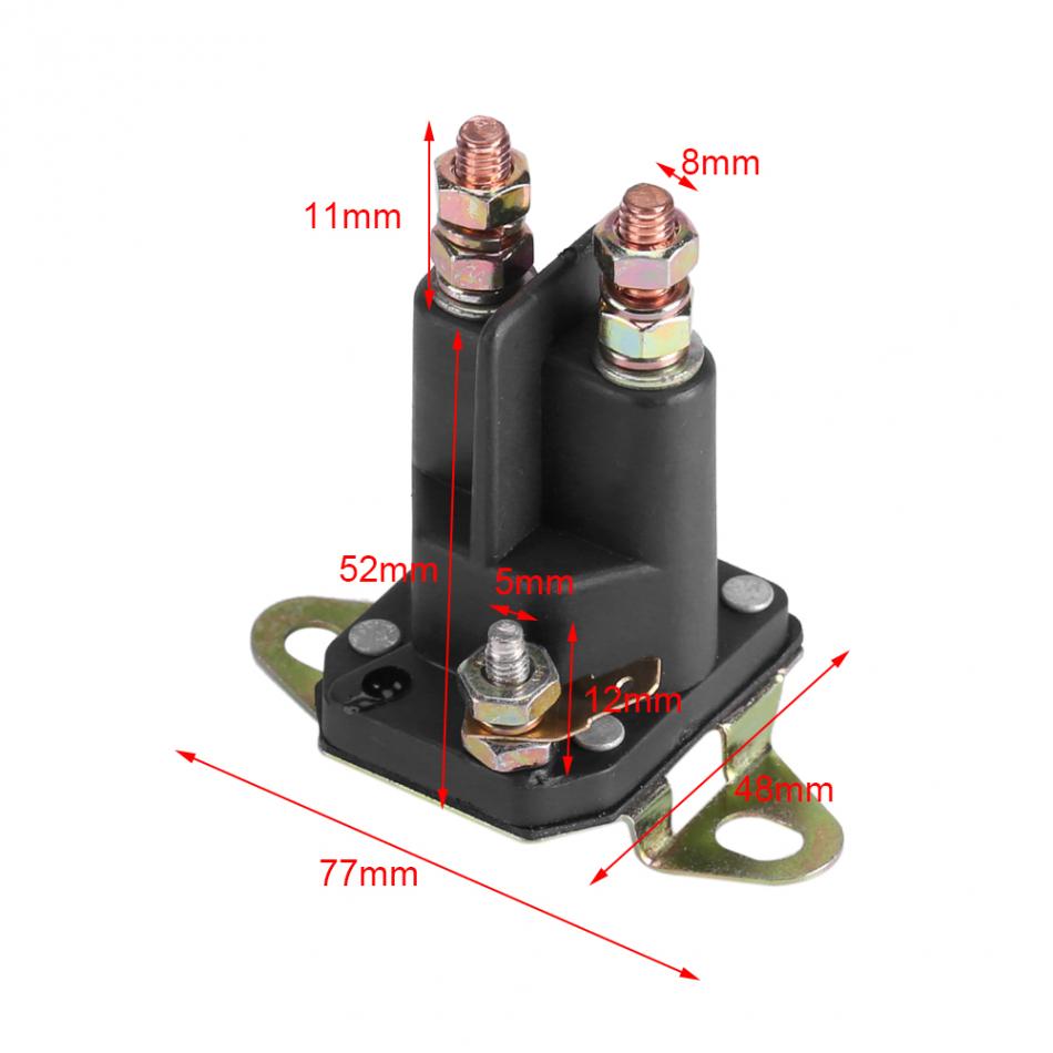 3 Pole Universele Starter Solenoid 12 V VOOR MTD 109946 146154 1753539 AM138497 Perfect voor techniek machines voertuigen