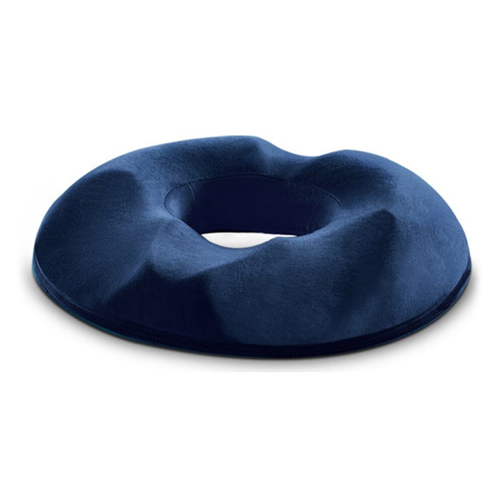 anti hemorrhoid massasje stol setepute hofte trykk opp ortopedisk halebenspute bil kontor sete pute 44*41*7.5cm: A6 mann marine