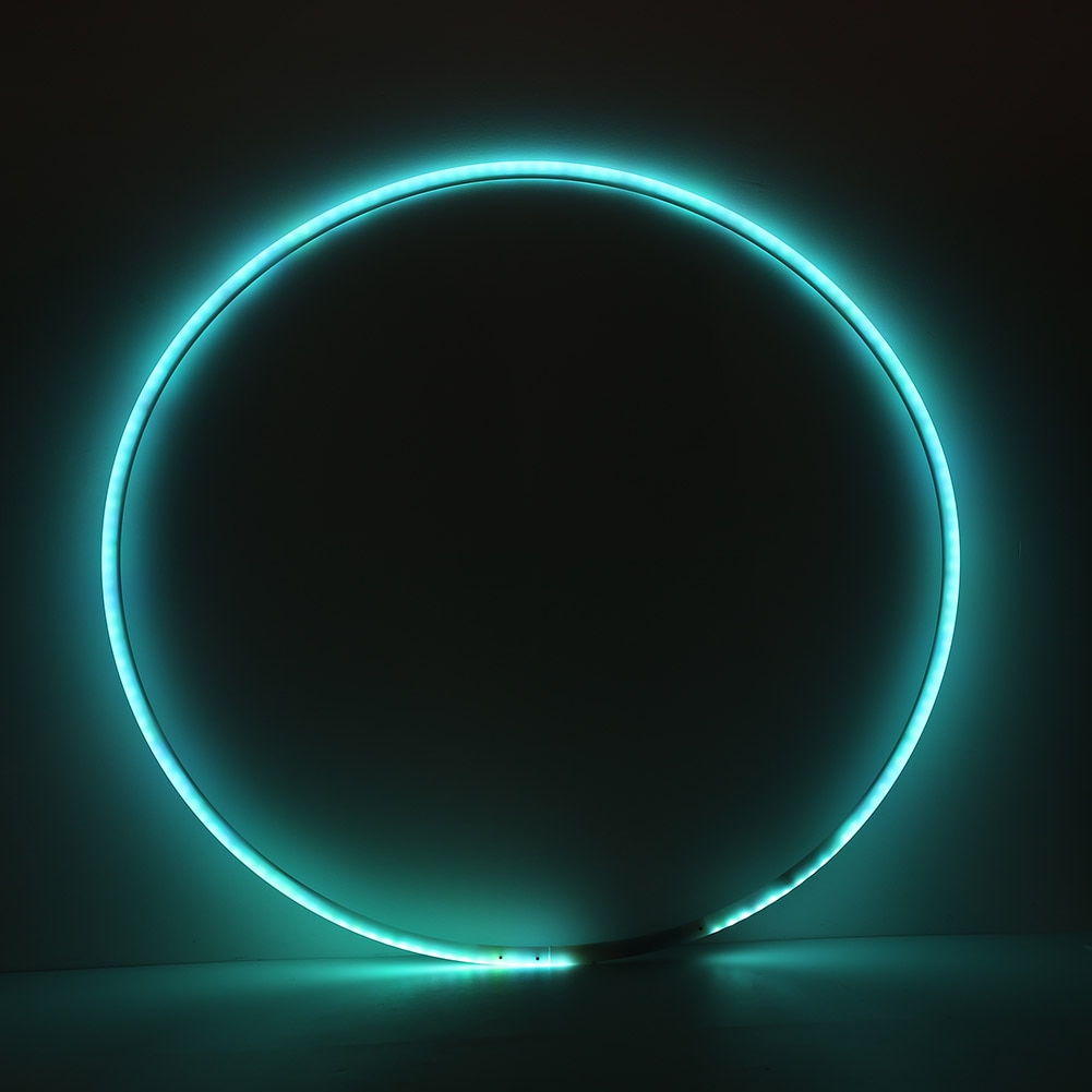 Sport Hoops Delicate LED Lighting Circle Bluetooth Rechargeable Pilates Yoga Dance Ring Fitness Tool