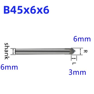 Cortador de grabado de mármol y piedra, brocas enrutadora de granito, torno de carburo CNC, cuchillo grabador para tallar azulejos, herramienta fresadora de perforación: 12 mm