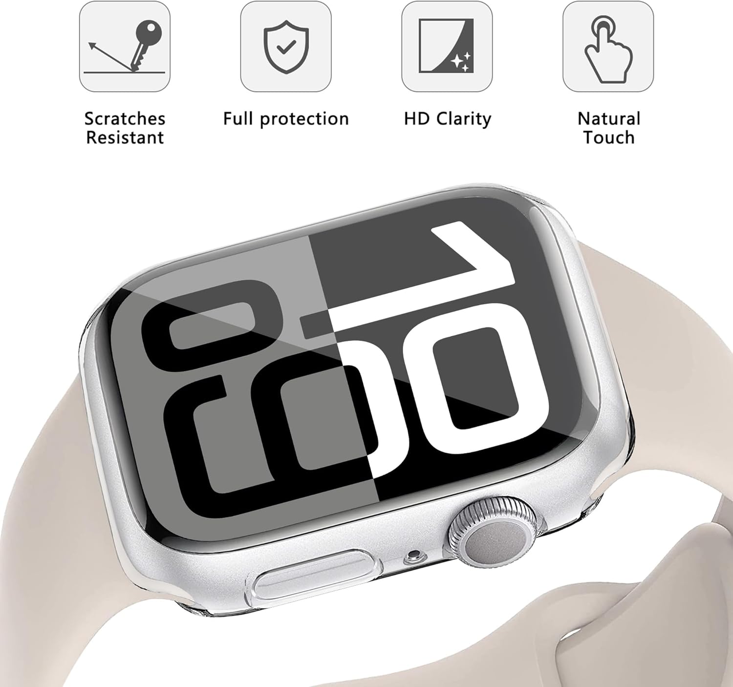 Protecteur d'écran pour Apple Watch, coque TPU, pare-chocs, accessoires iWatch, série 10, 9, 8, 7, SE 6, 46mm, 42mm, 41mm, 45mm, 40mm, 44mm, 38mm