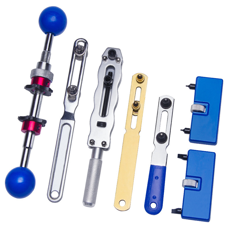 Massief Stalen Horloge Back Cover Opener Gereedschap 2 3 Klauwen Schroef Horloge Case Remover Open Wrench Horlogemaker Repair Tool Kit set
