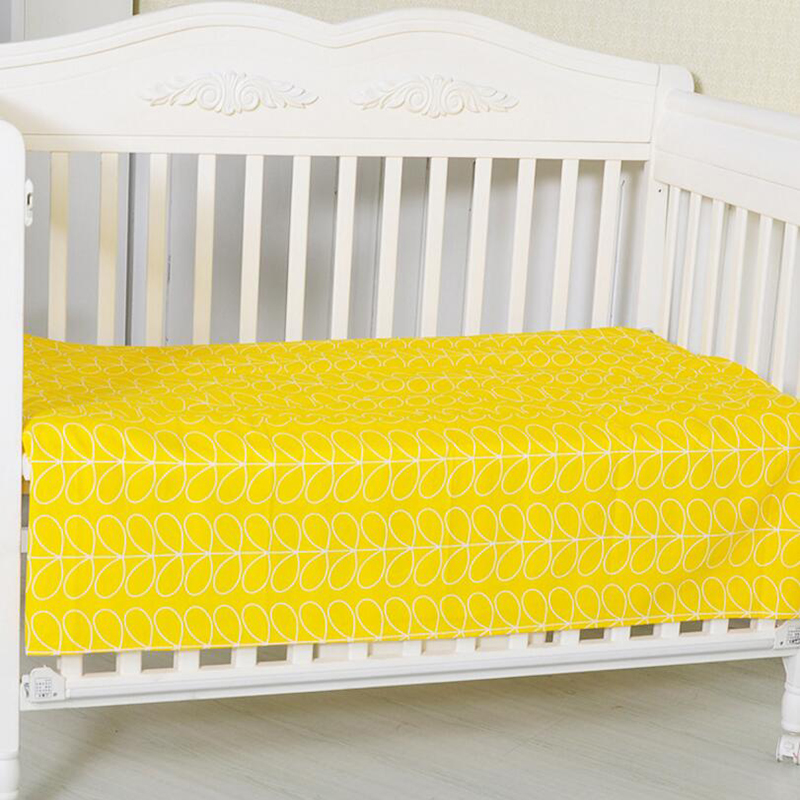 Nyfødte baby sengelinned sengetøj ark krybbe beskyttelse madras lagner blød 100%  bomuld tegneserie print 140*70cm bwz 002: Bwz 002b