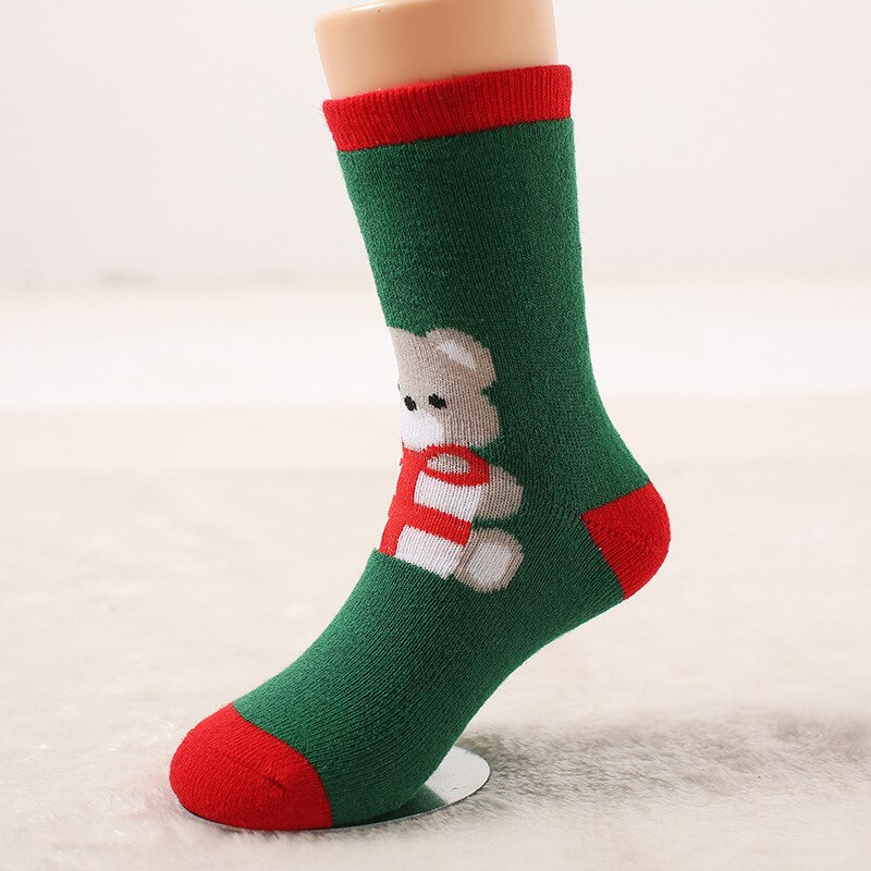 1 paar katoenen babysokken kerst kerstman sneeuwvlok eland beer sokken grappige sokken voor meisjes dames kinderen unisex sokken kerst