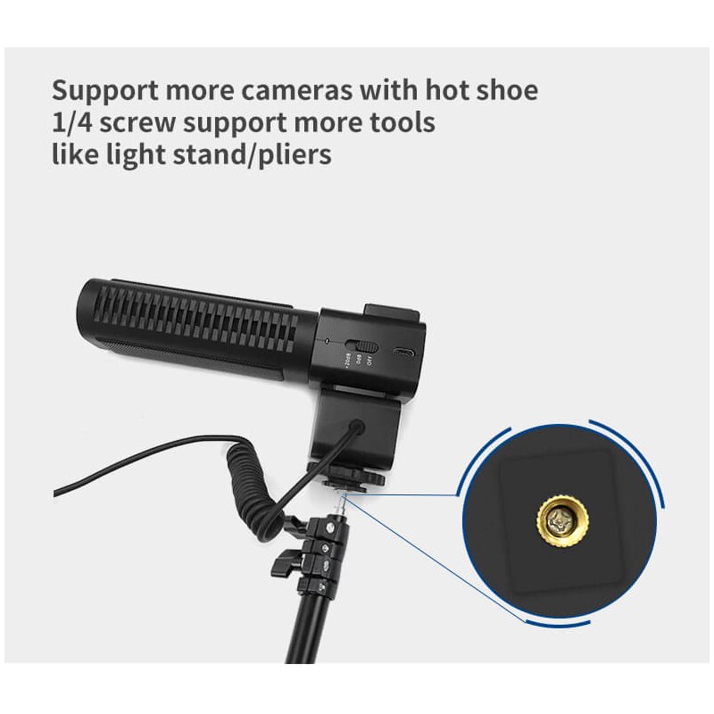 Ordro Video Aufnahme Stereo Mikrofon für DSLR Stereo Kamera Camcorder Nieren Mikrofon für Ordro/Sony/Nikon/Kanon DV