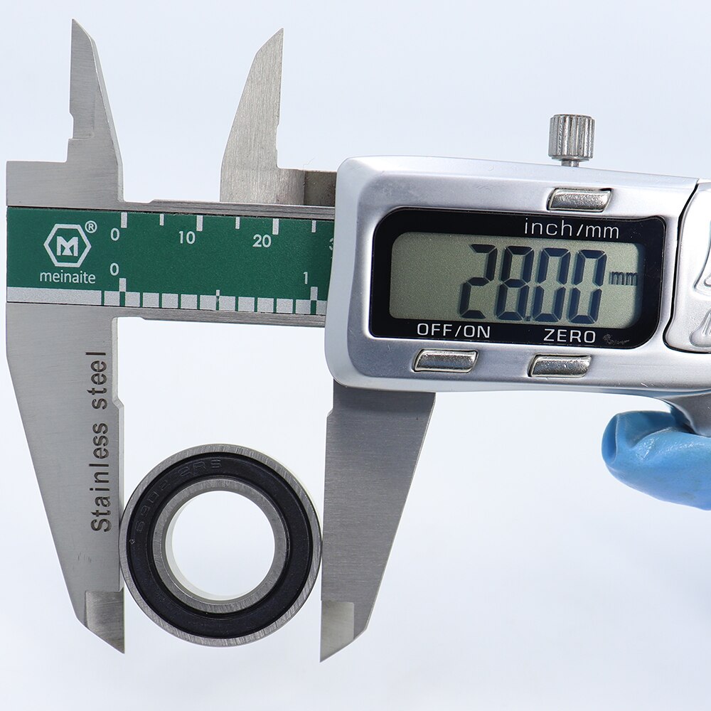 6902-2RS Bearing ( 10 PCS ) 15*28*7 mm Metric Thin Section 6902 2RS Ball Bearings 6902RS 61902 RS For Bicycle