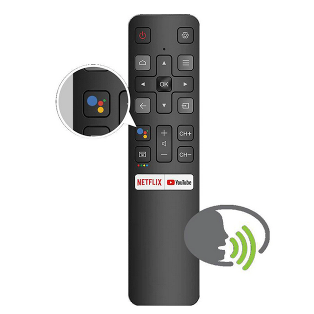 Mando a distancia Original para TV LCD TCL RC802V FNR1 49P30FS 65P8S RC802V FMR1 c715 65p815 RC802V FUR6 43 P715 43A423 43 P615, novedad: RC802V FNR1