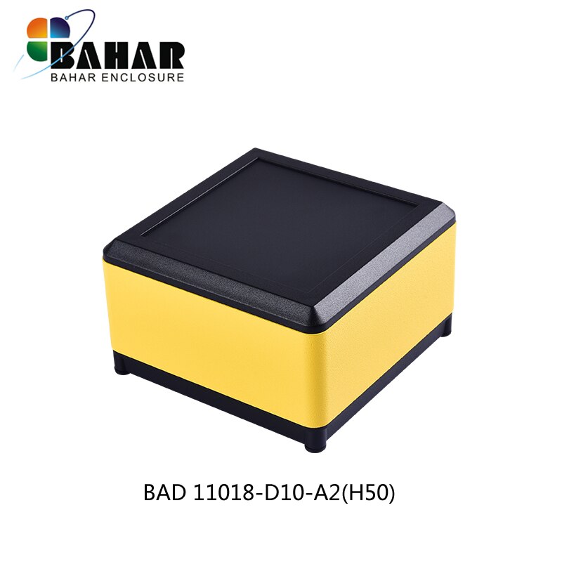 Bahar 100 x 100 x 50mm desktop aluminium etui. elektronisk udstyr instrumentkasse. metal case.diy junction box dårlig 11018-h50: Dårlig 11018-d10-a2-h50