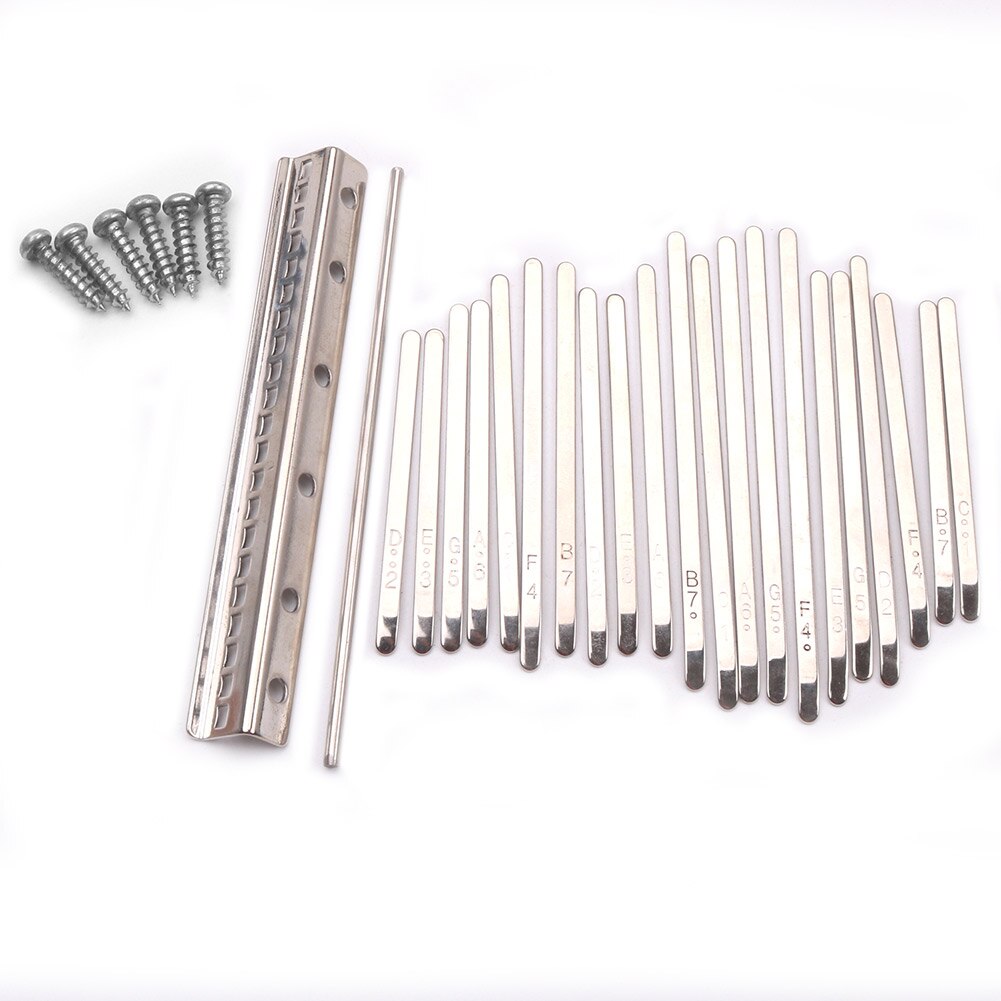 Keys Bridge Screws Kit 20 Keys Kalimba Thumb Finger Piano DIY Replacement Parts for Music Lovers Playing Accessory